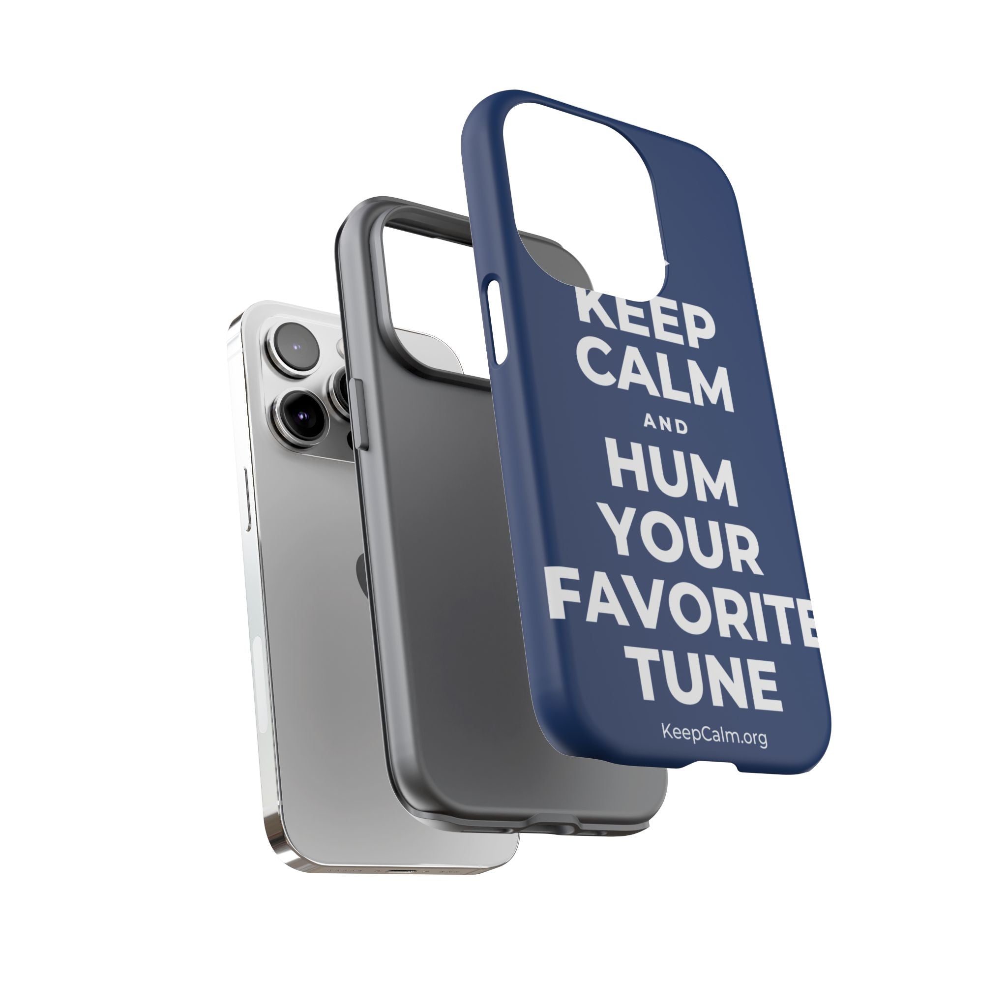 KEEP CALM AND HUM YOUR FAVORITE TUNE Phone Case