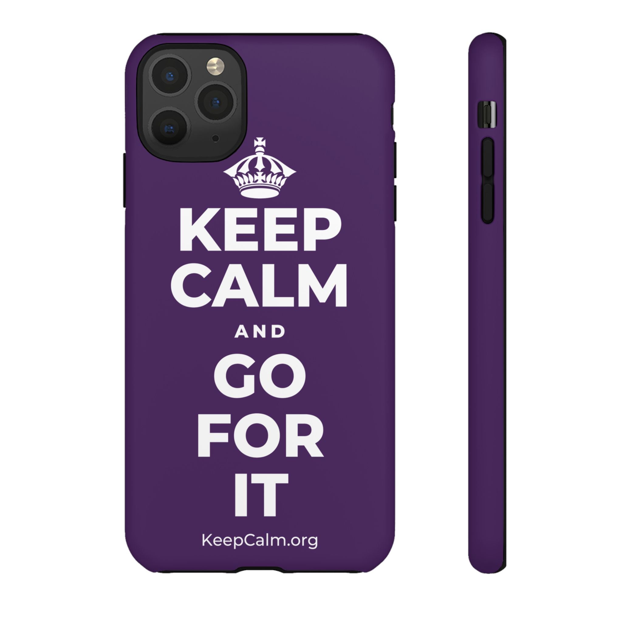 KEEP CALM AND GO FOR IT Phone Case