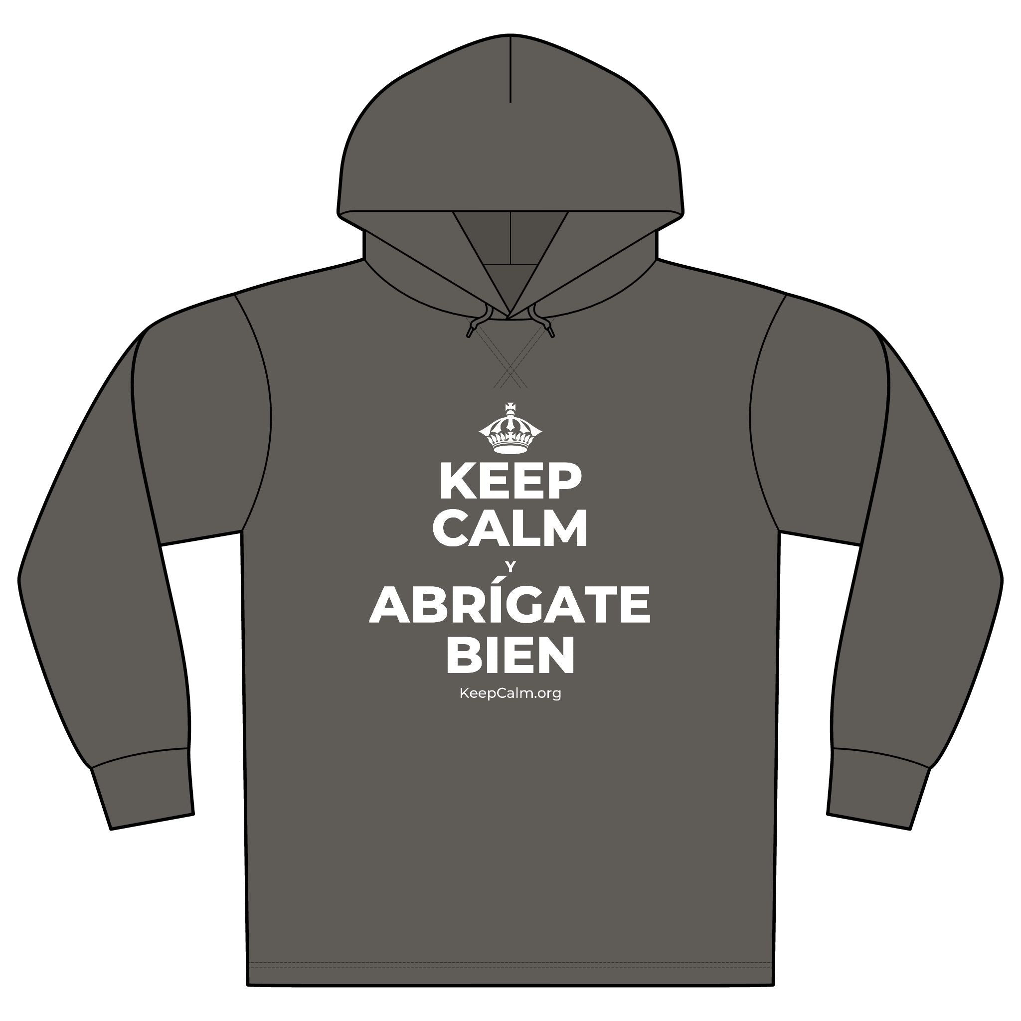 KEEP CALM Y ABRÍGATE BIEN Organic Hoodie Tee