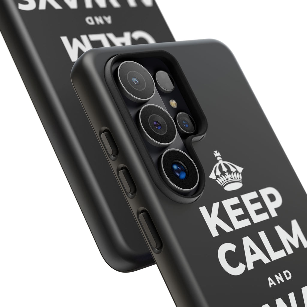 KEEP CALM AND ALWAYS BE 🦇MAN Phone Case