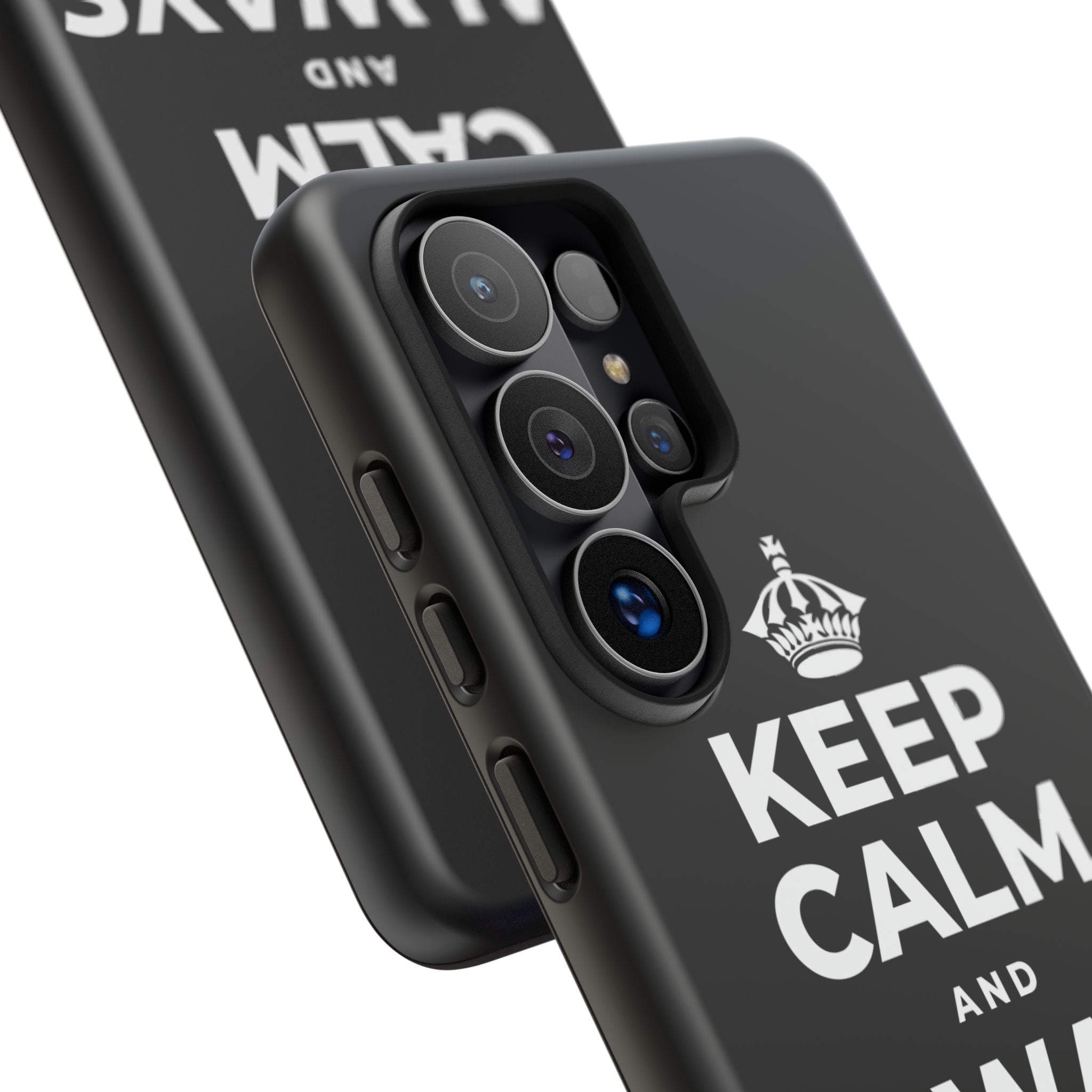 KEEP CALM AND ALWAYS BE 🦇MAN Phone Case