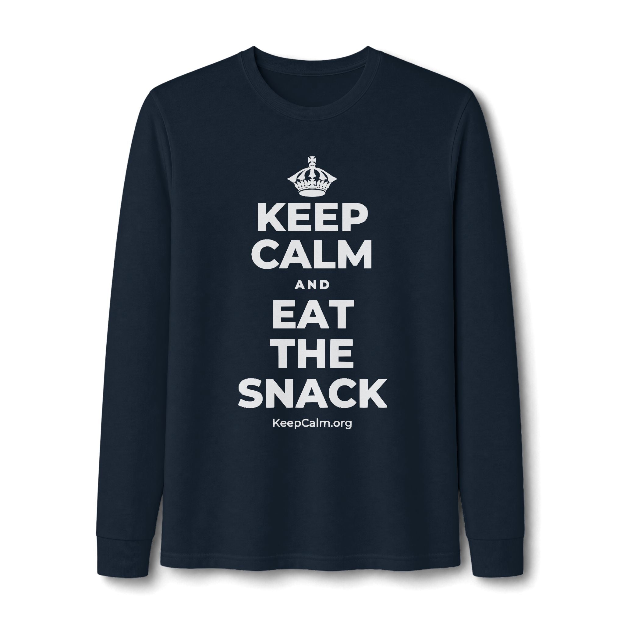 KEEP CALM AND EAT THE SNACK Long Sleeve Tee
