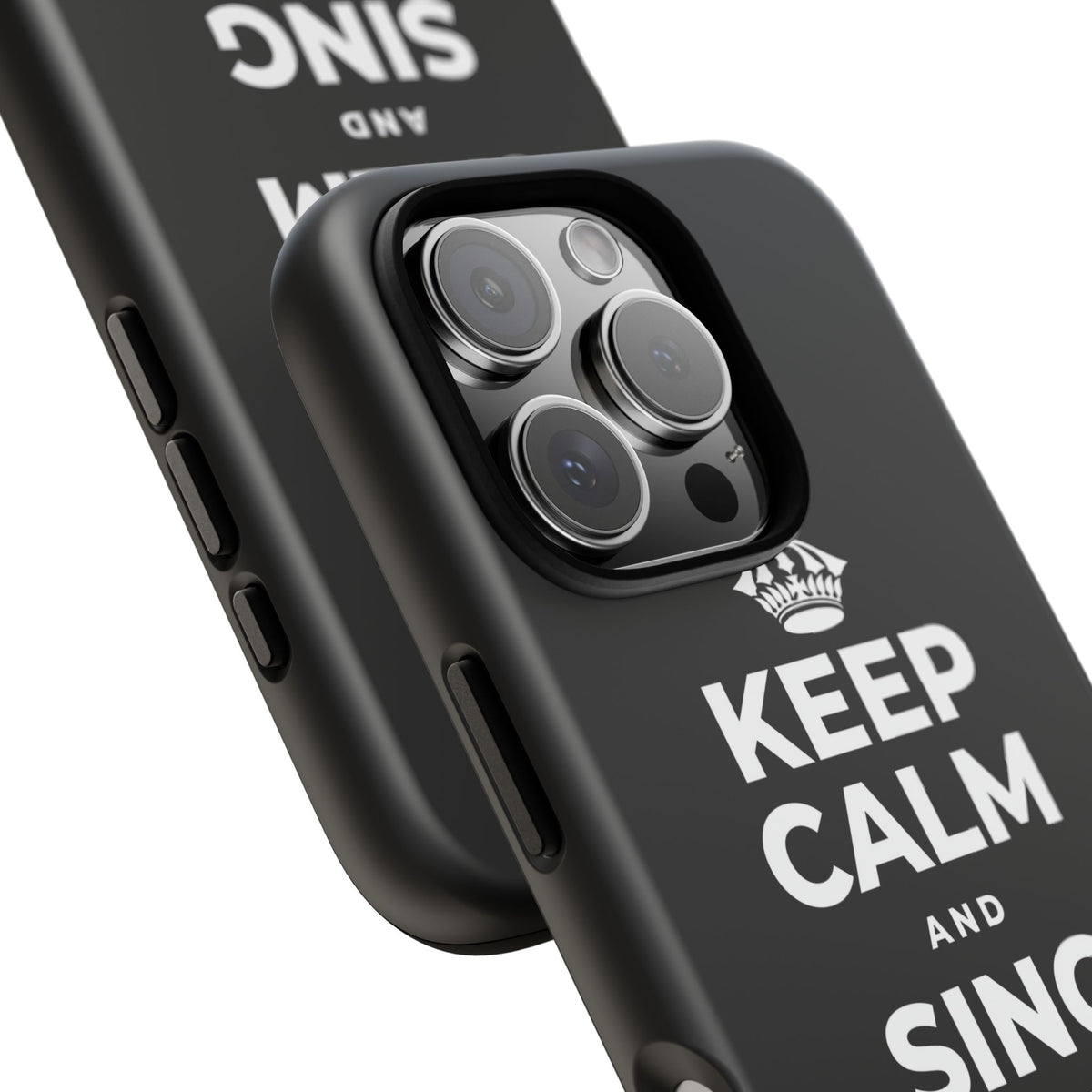 KEEP CALM AND SING WHILE YOU COOK Phone Case