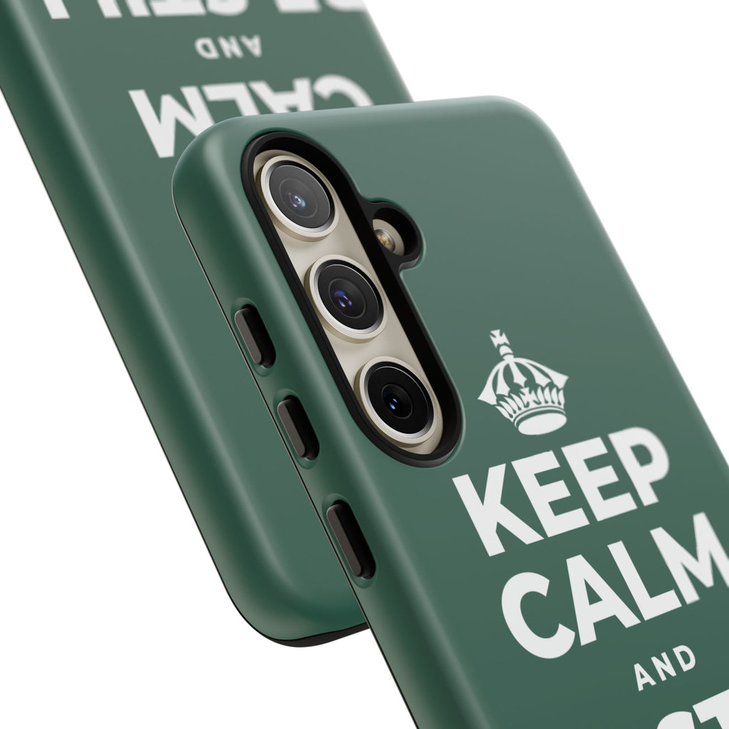 KEEP CALM AND BE STILL WATER Phone Case