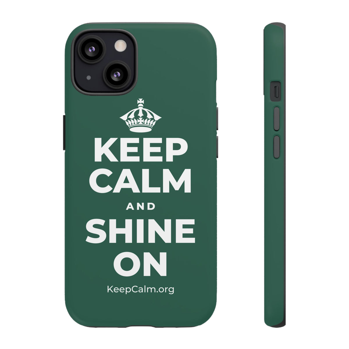 KEEP CALM AND SHINE ON Phone Case