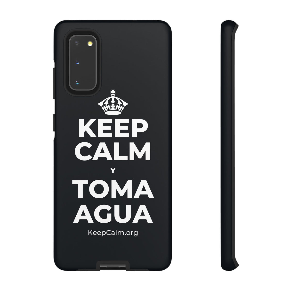 KEEP CALM Y TOMA AGUA Phone Case (Dark)