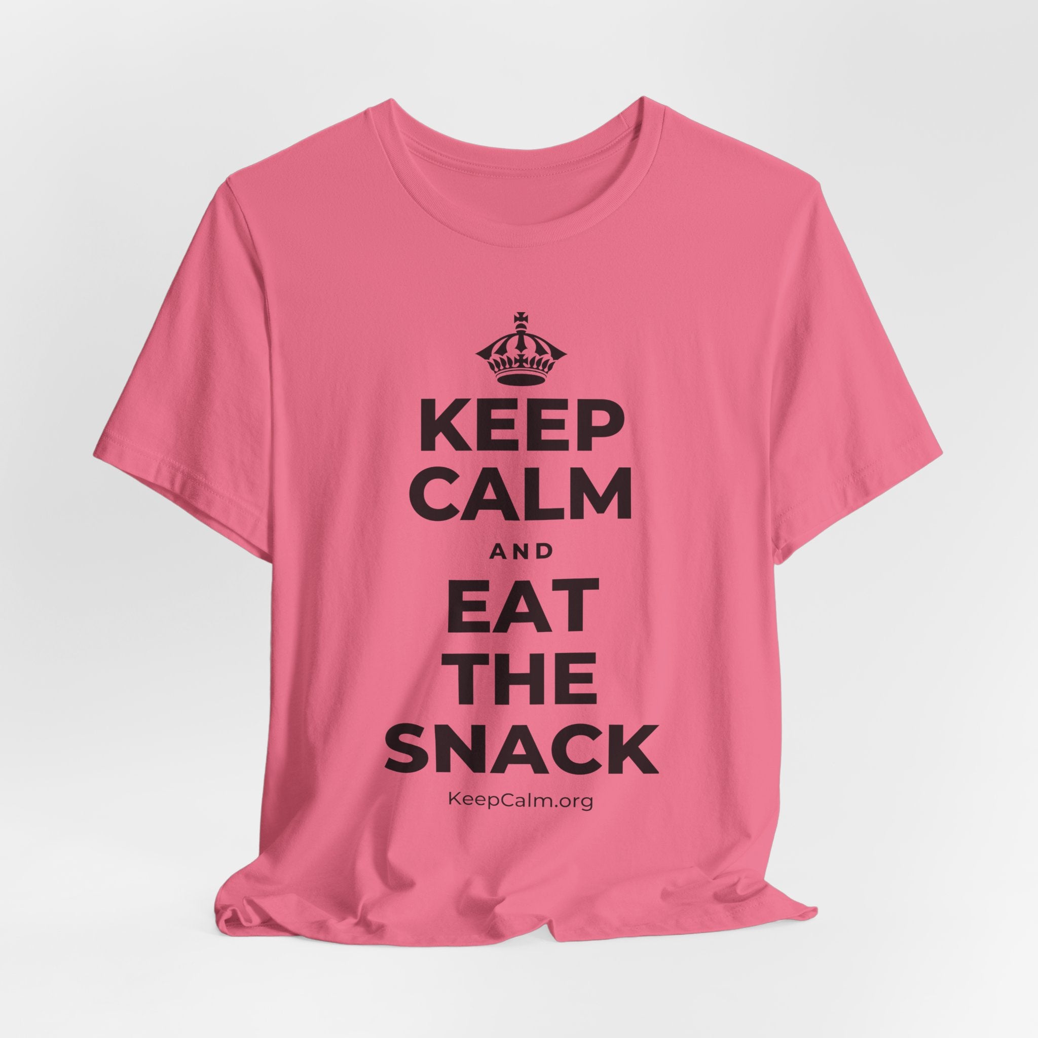 KEEP CALM AND EAT THE SNACK T-Shirt (Military Green–Autumn)
