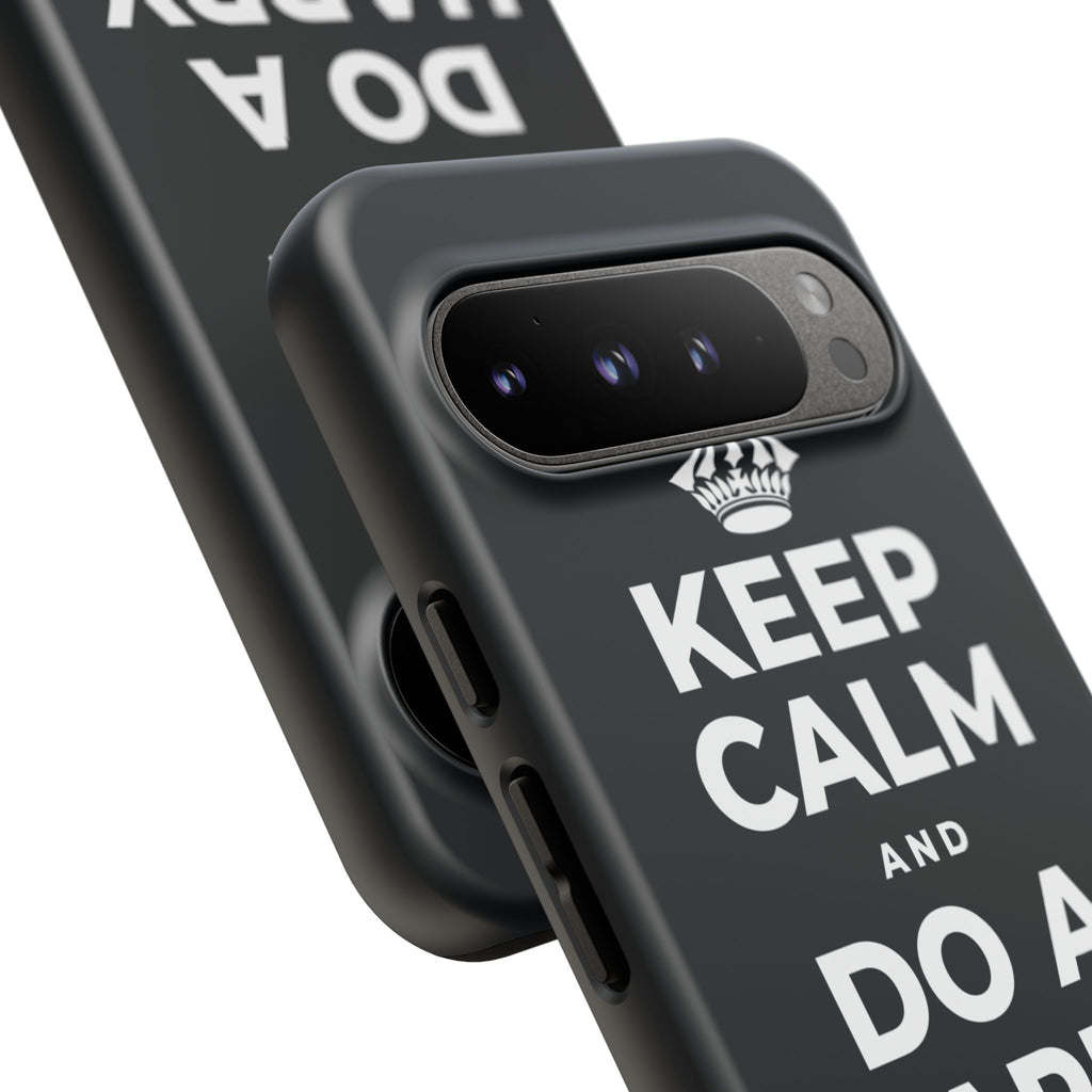 KEEP CALM AND DO A HAPPY LITTLE DANCE Phone Case (Dark)