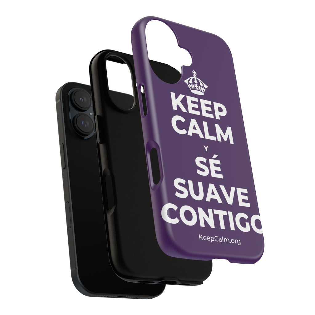 KEEP CALM Y SÉ SUAVE CONTIGO Phone Case