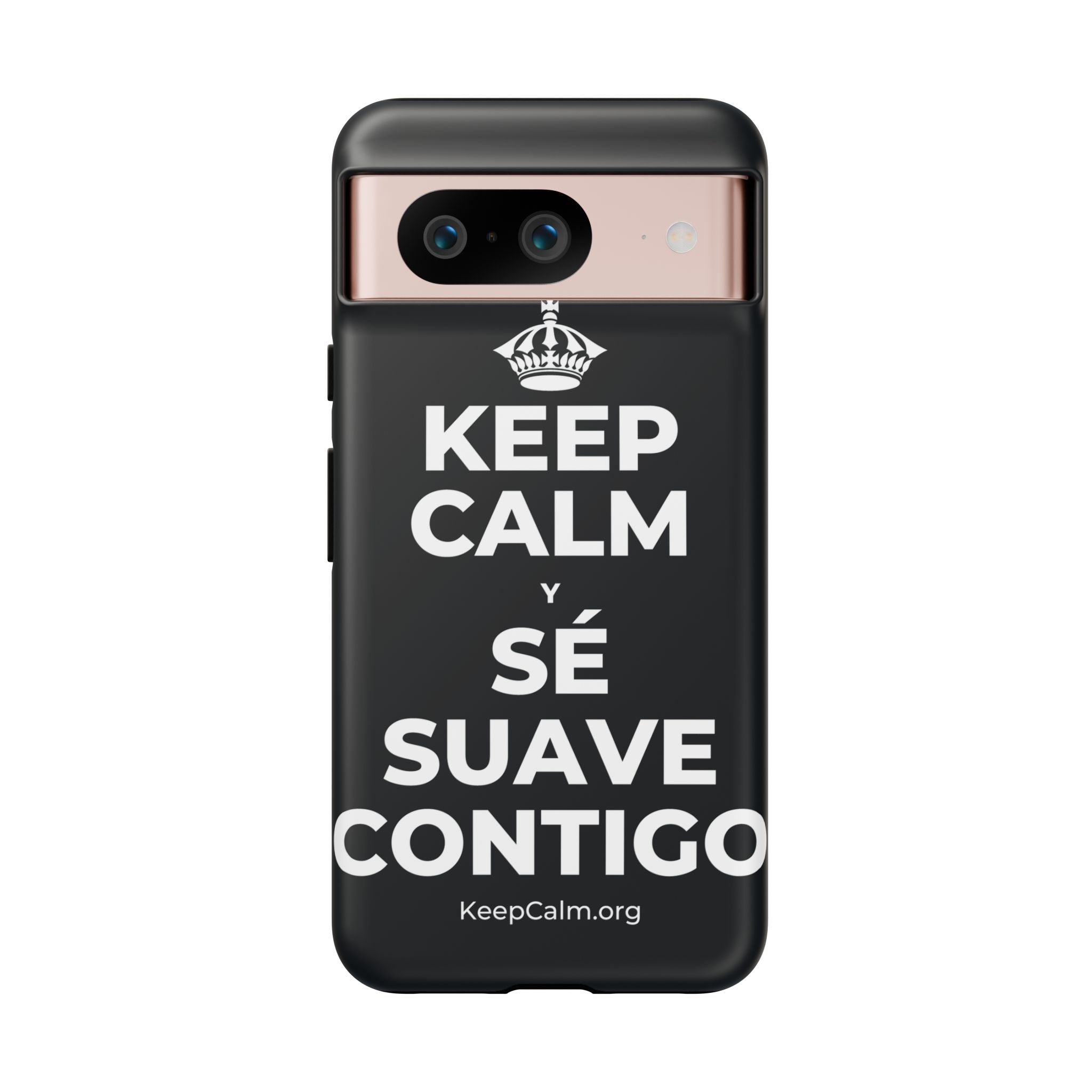 KEEP CALM Y SÉ SUAVE CONTIGO Phone Case (Dark)