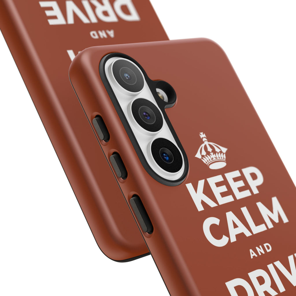 KEEP CALM AND DRIVE THE LONG WAY Phone Case