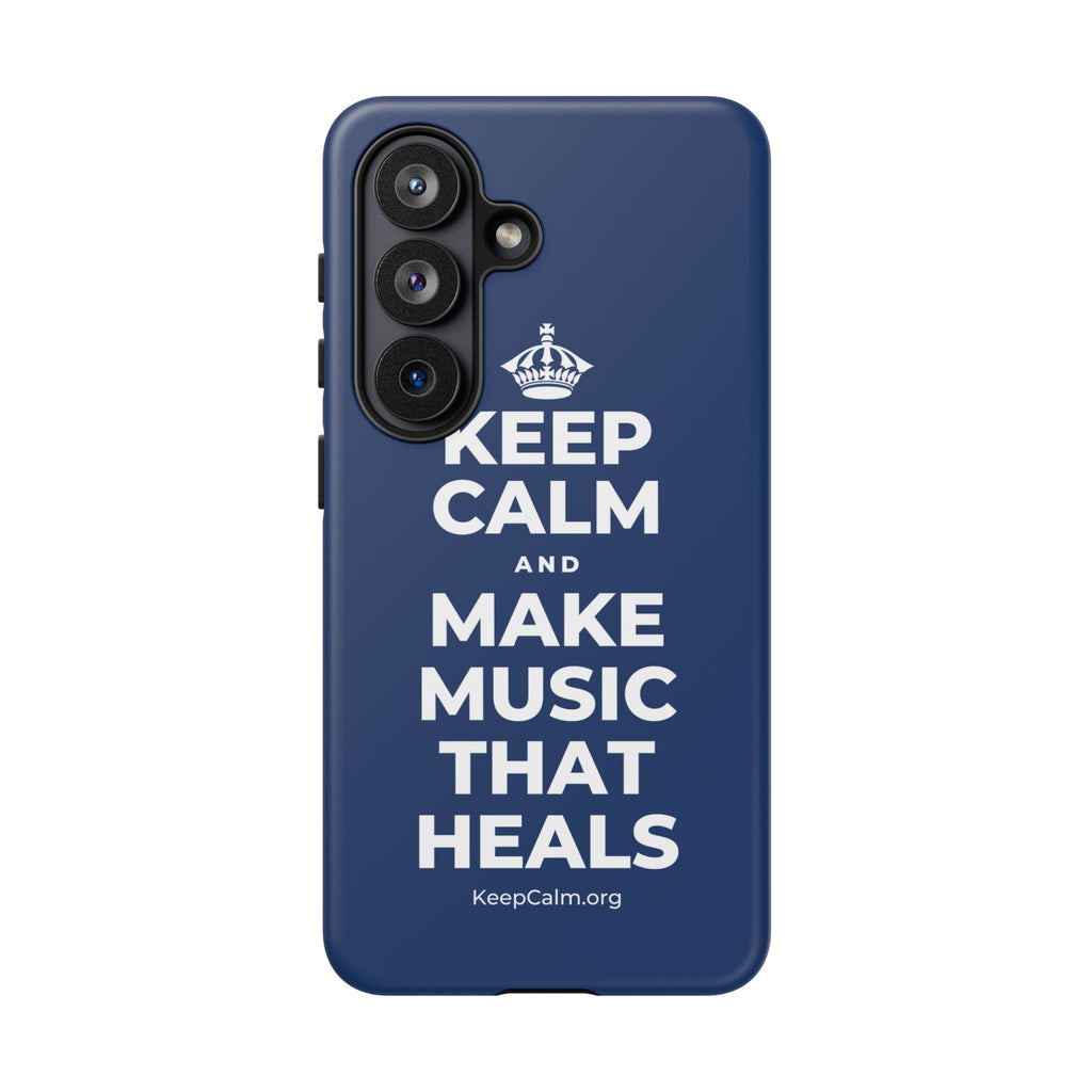 KEEP CALM AND MAKE MUSIC THAT HEALS Phone Case