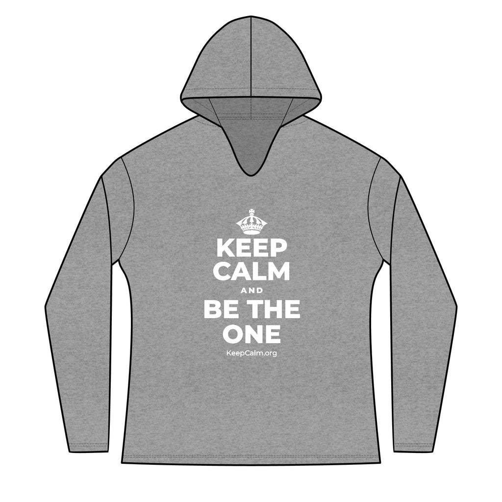 KEEP CALM AND BE THE ONE Women's Long Sleeve Hoodie