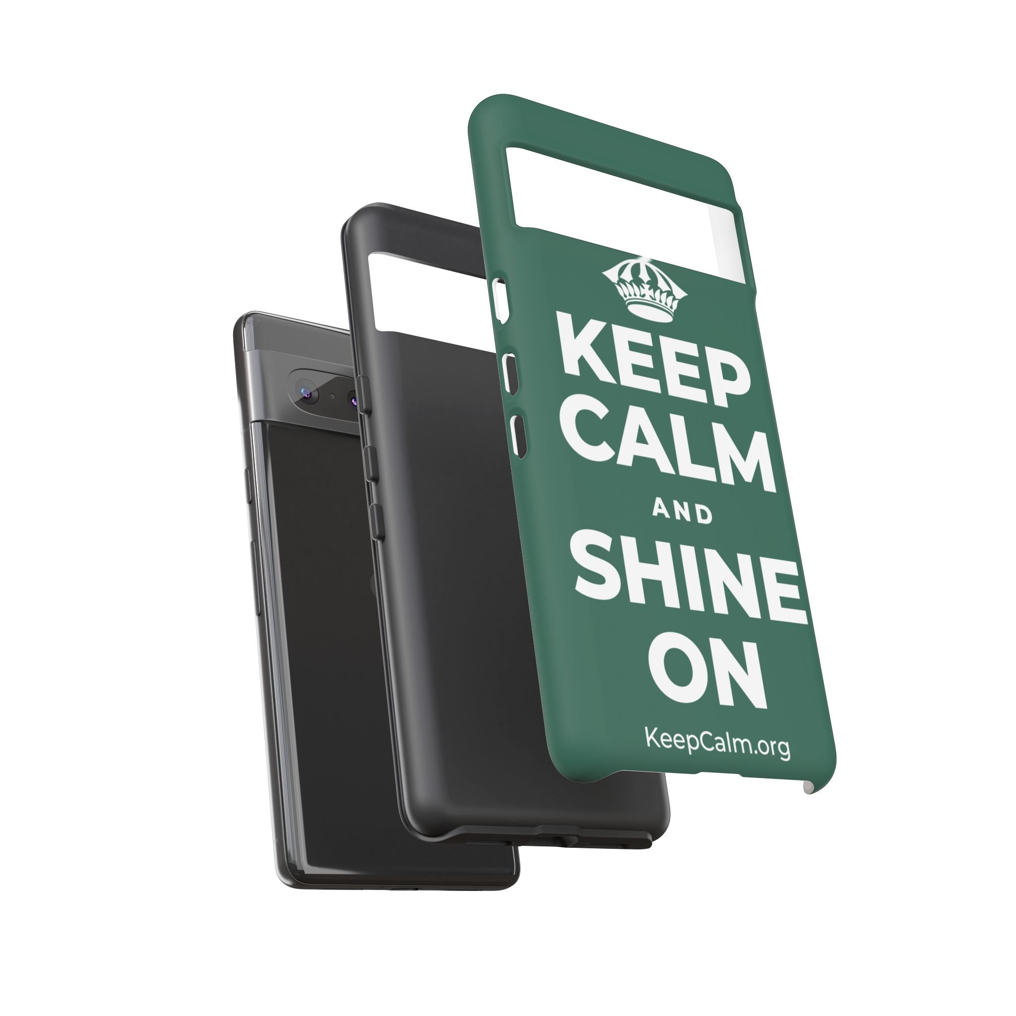 KEEP CALM AND SHINE ON Phone Case