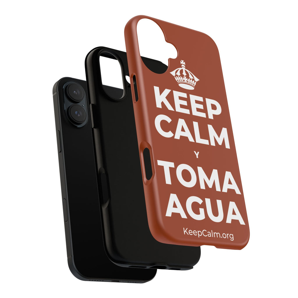 KEEP CALM Y TOMA AGUA Phone Case