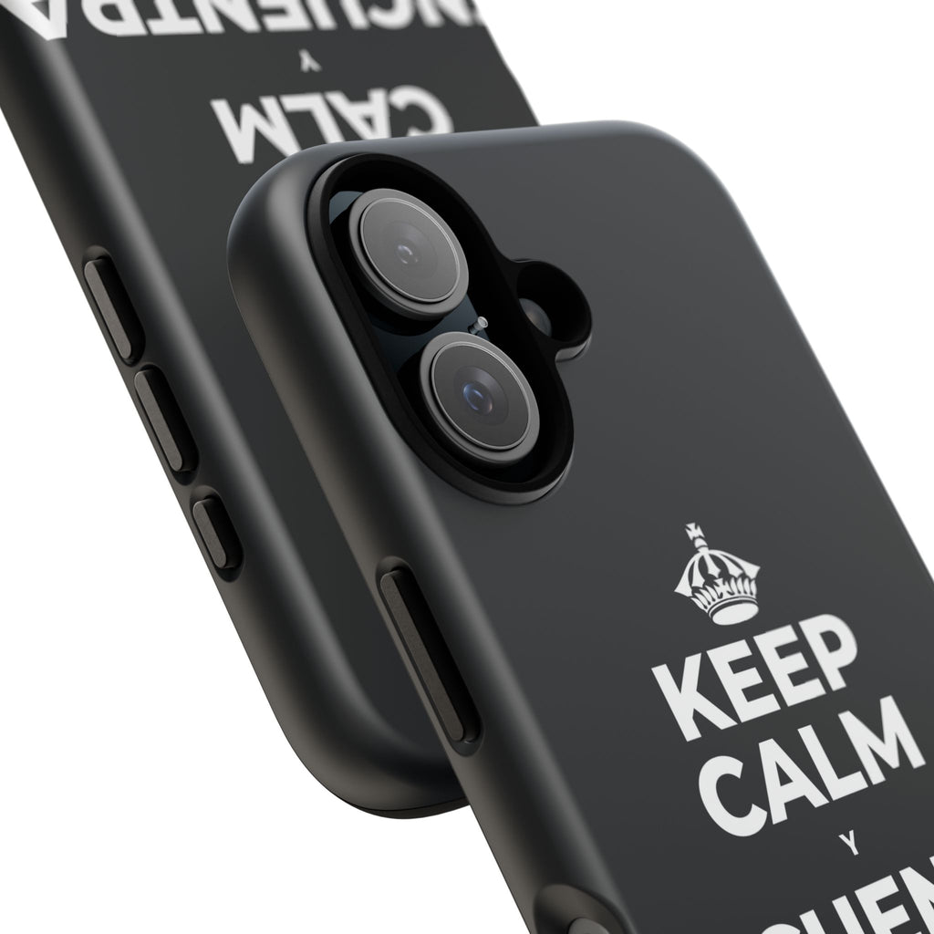 KEEP CALM Y ENCUENTRA TU CENTRO Phone Case (Dark)