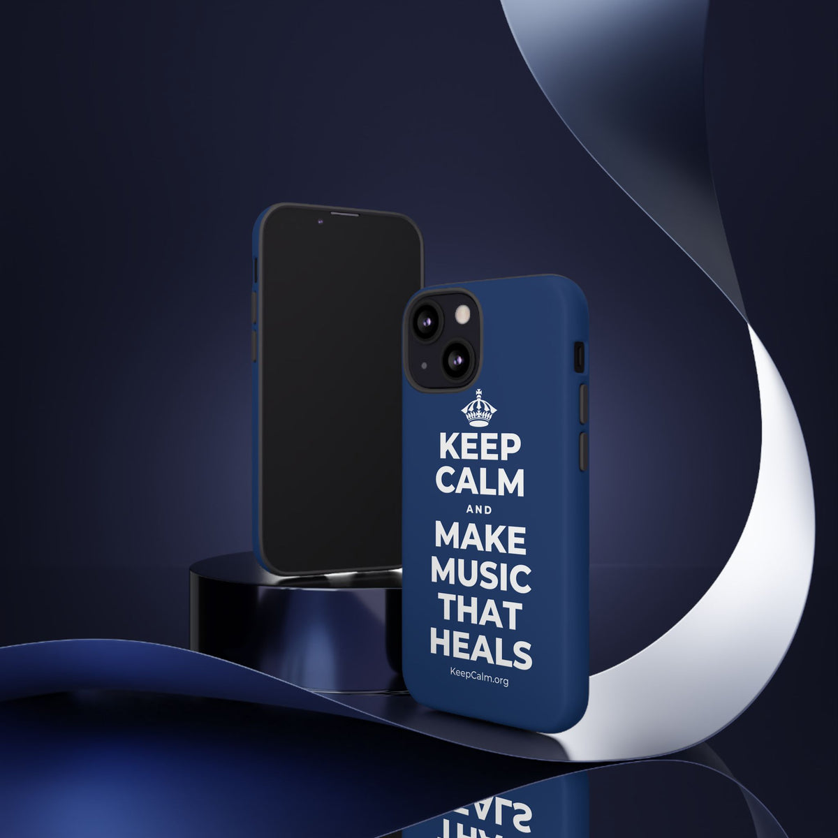 KEEP CALM AND MAKE MUSIC THAT HEALS Phone Case
