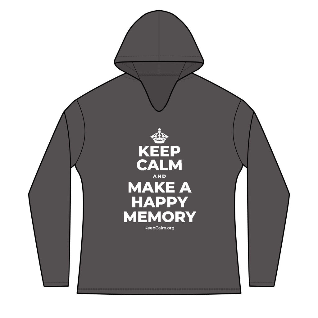 KEEP CALM AND MAKE A HAPPY MEMORY Women's Long Sleeve Hoodie