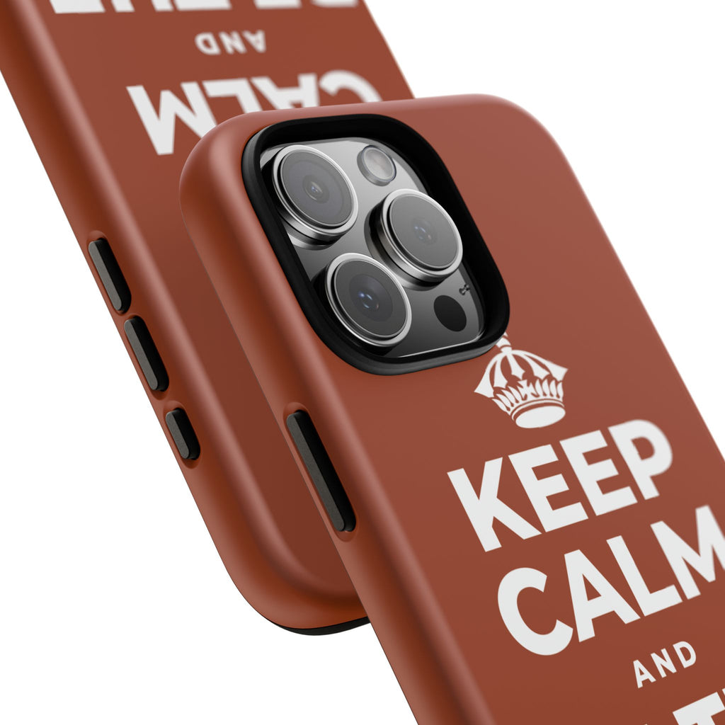 KEEP CALM AND BE THE VIBE Phone Case