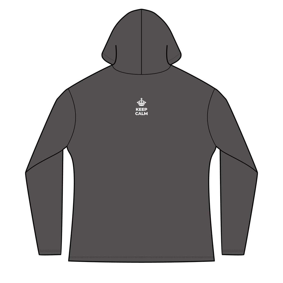 KEEP CALM AND SAVOR THE EVENING Women's Long Sleeve Hoodie