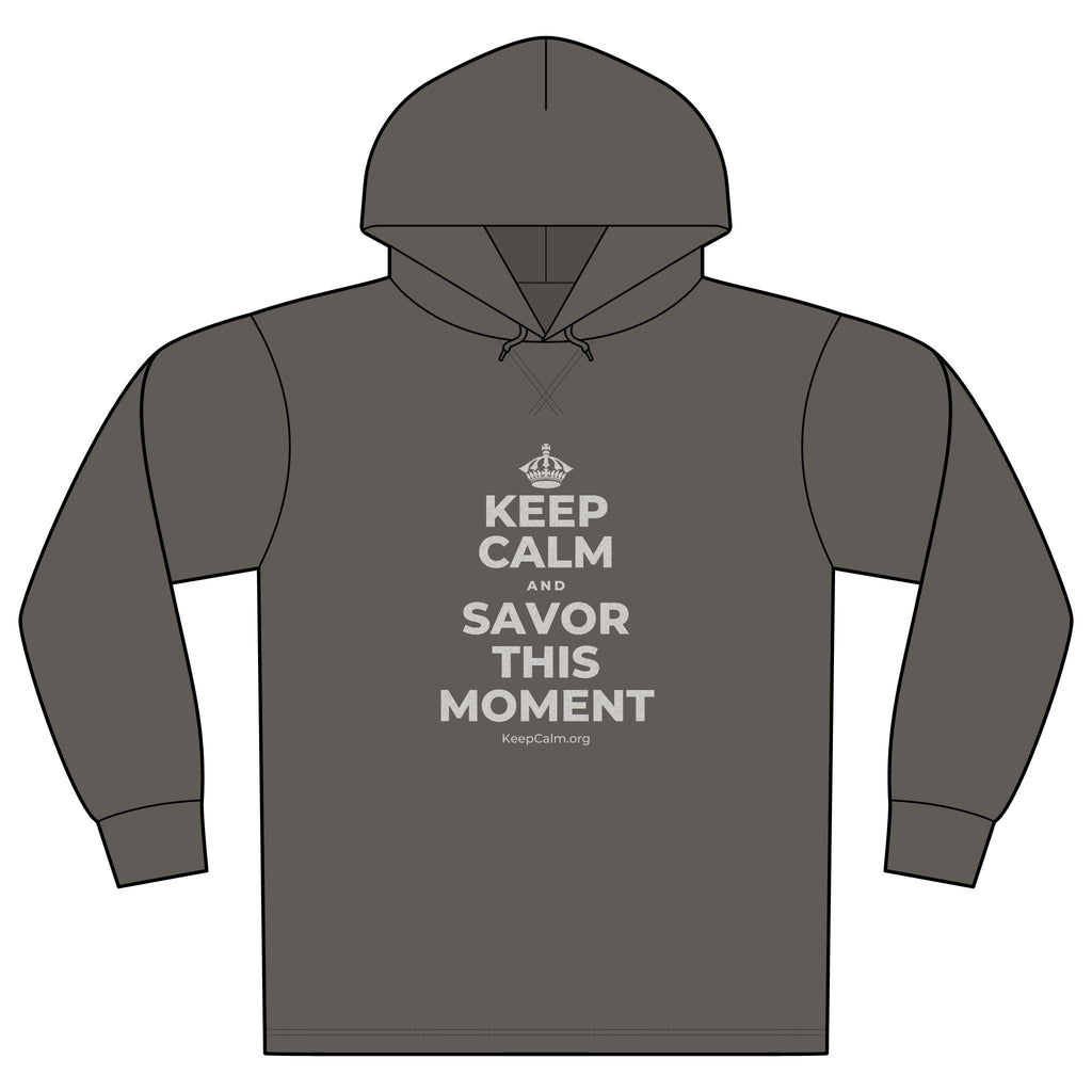 KEEP CALM AND SAVOR THIS MOMENT Organic Hoodie Tee