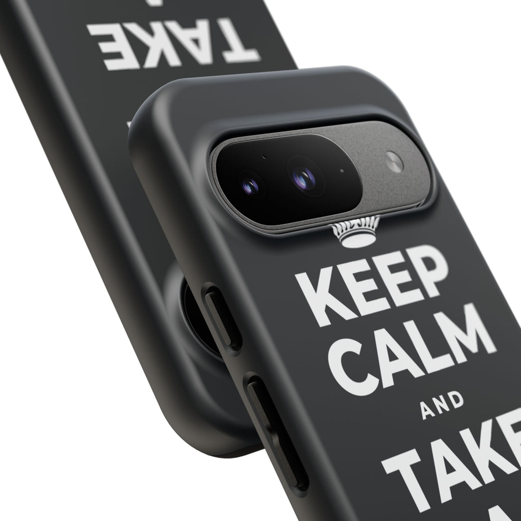 KEEP CALM AND TAKE A REAL BREAK Phone Case (Dark)