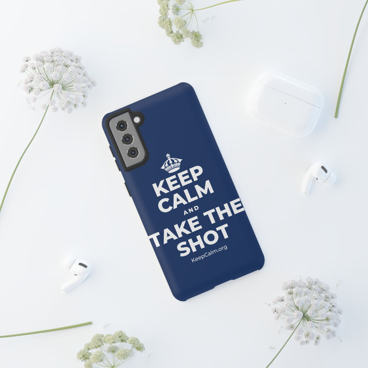 KEEP CALM AND TAKE THE SHOT Phone Case