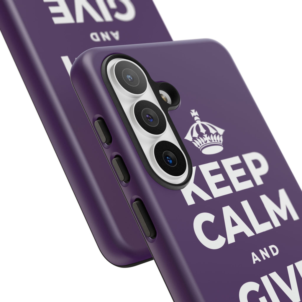 KEEP CALM AND GIVE THANKS DAILY Phone Case