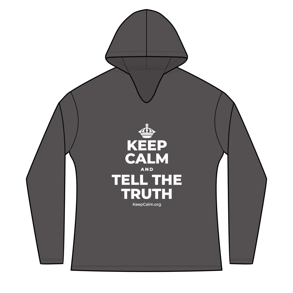 KEEP CALM AND TELL THE TRUTH Women's Long Sleeve Hoodie