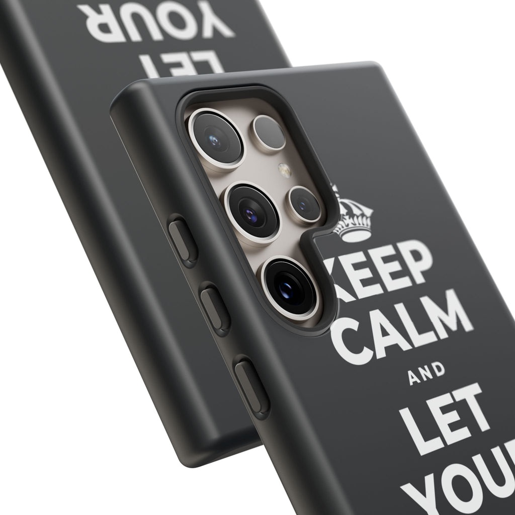 KEEP CALM AND LET YOUR FEELINGS MAKE SENSE Phone Case (Dark)