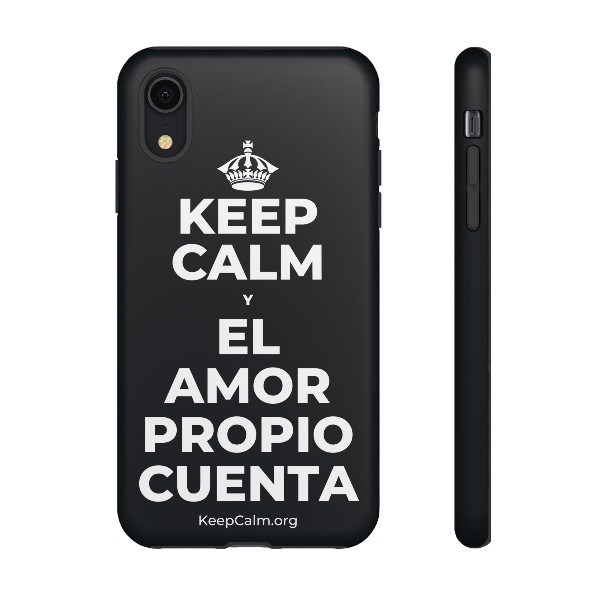 KEEP CALM Y EL AMOR PROPIO CUENTA Phone Case (Dark)