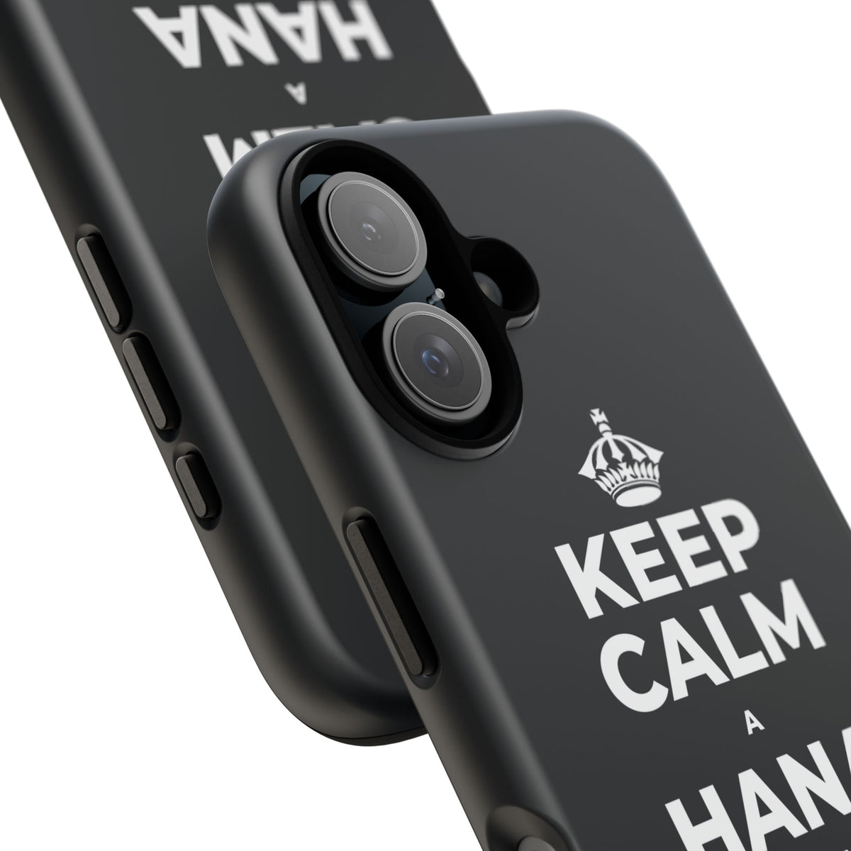 KEEP CALM A HANA MANAWA E PĀʻANI AI Phone Case (Dark)