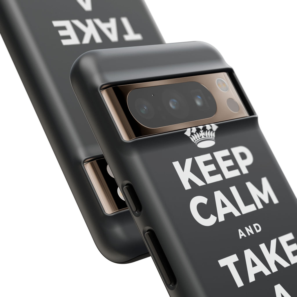 KEEP CALM AND TAKE A REAL BREAK Phone Case (Dark)