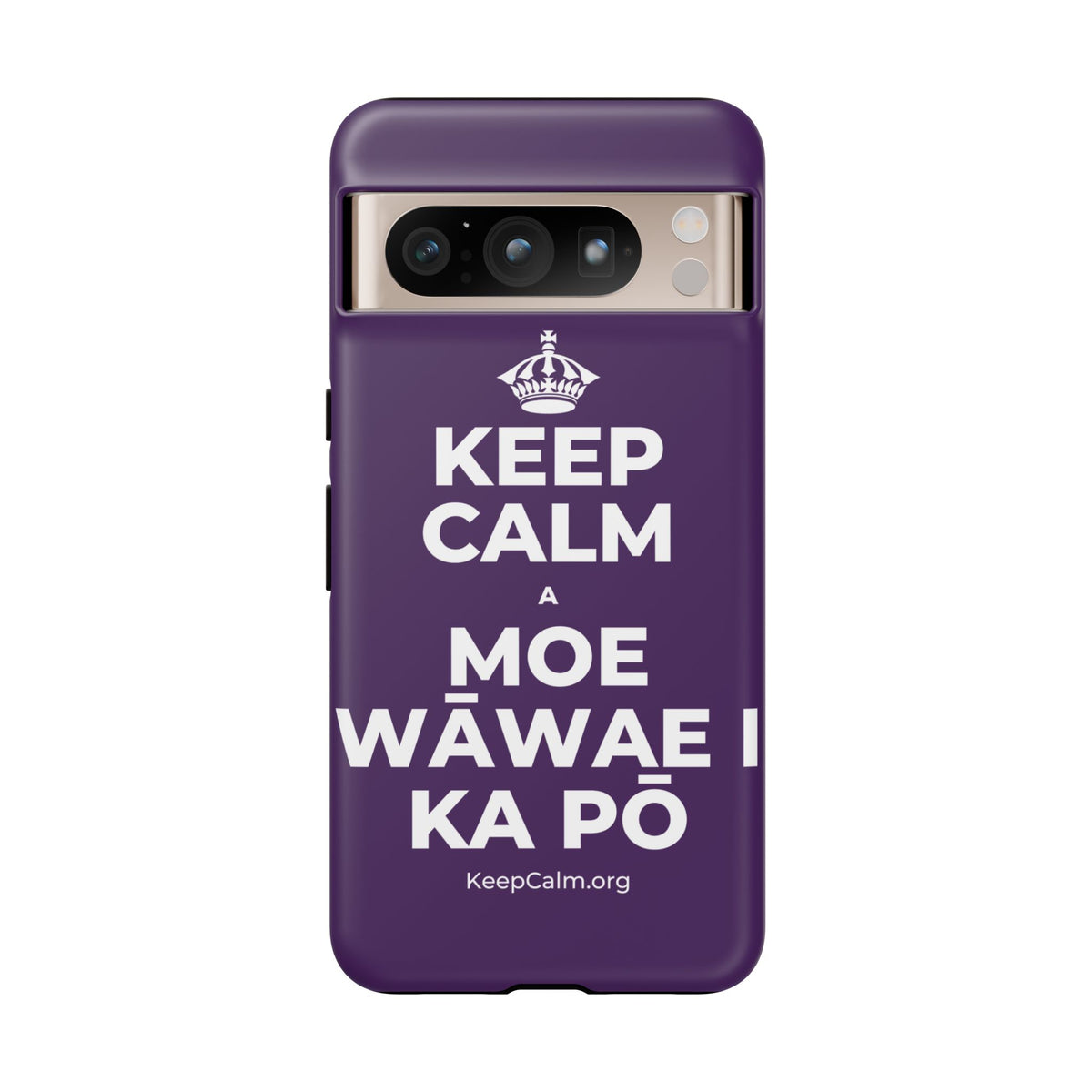 KEEP CALM A MOE WĀWAE I KA PŌ Phone Case