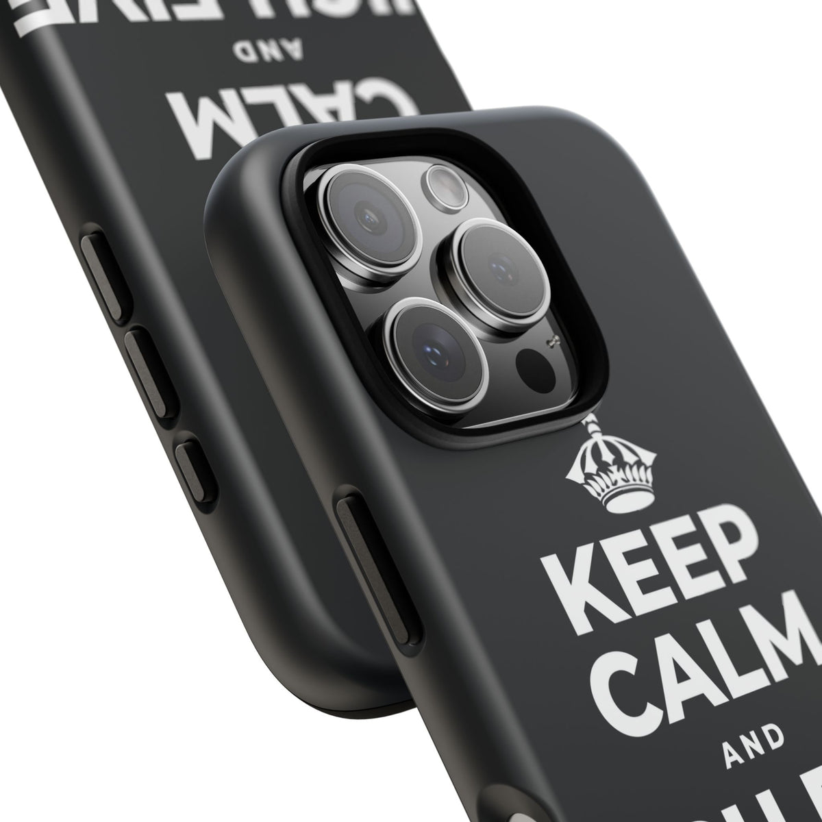 KEEP CALM AND HIGH FIVE SOMEONE Phone Case (Dark)