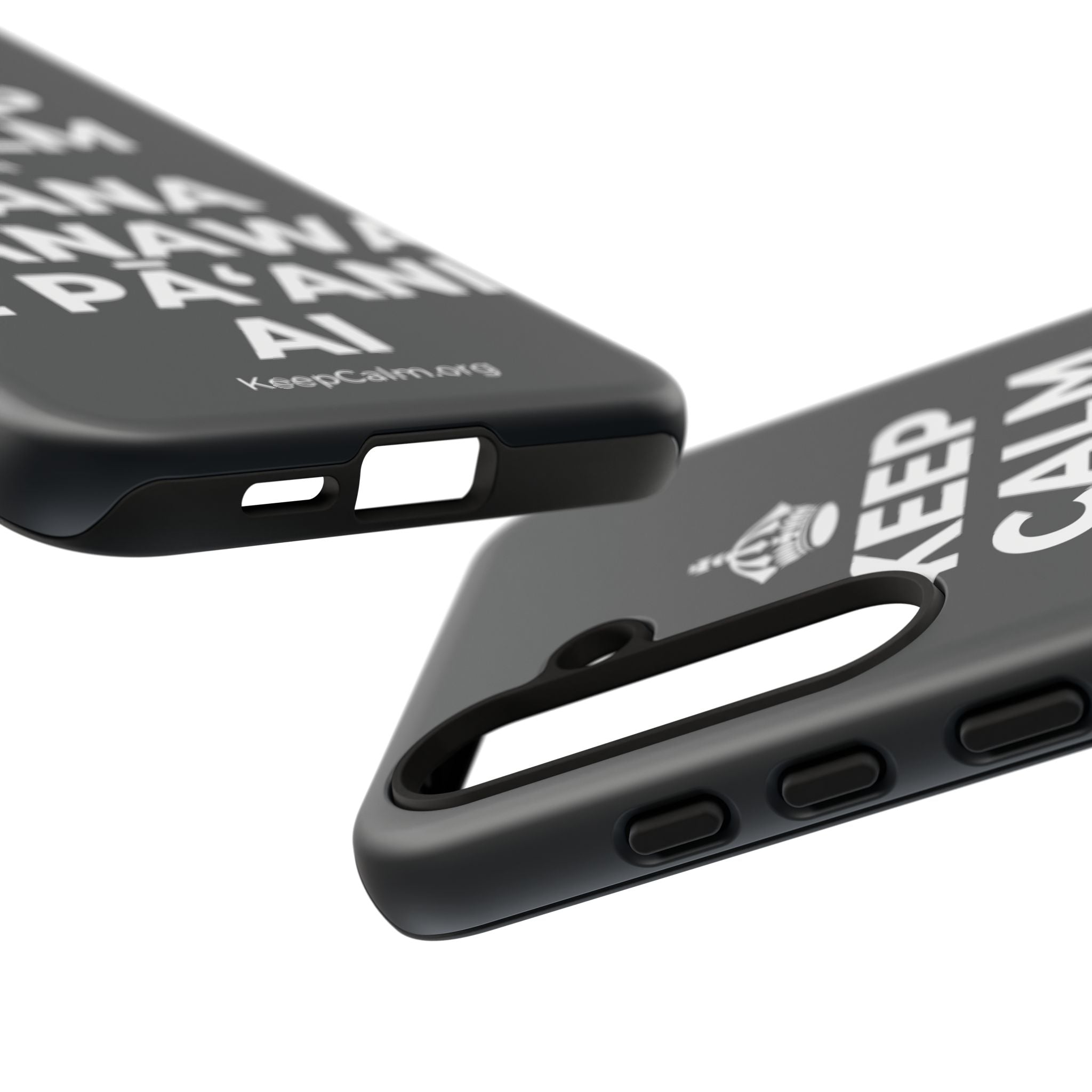KEEP CALM A HANA MANAWA E PĀʻANI AI Phone Case (Dark)
