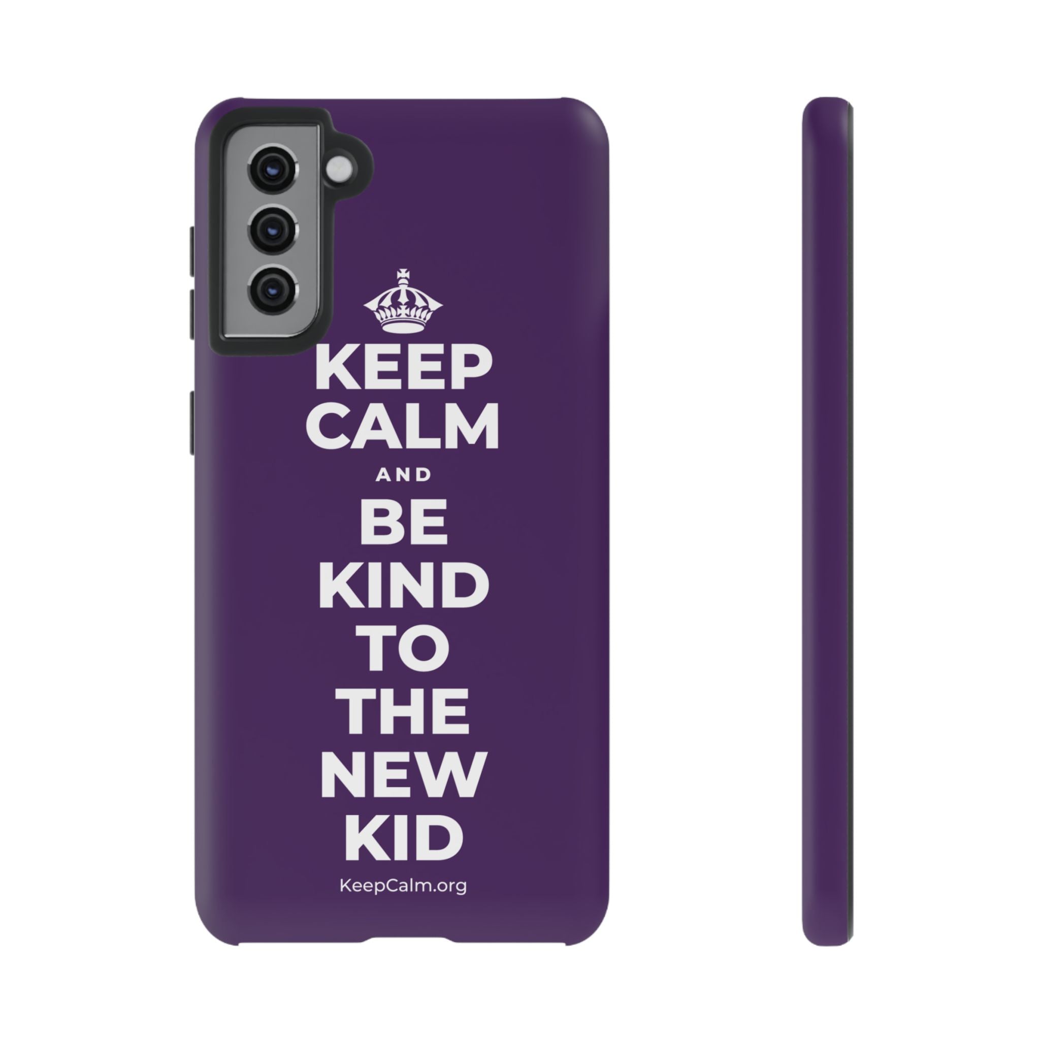 KEEP CALM AND BE KIND TO THE NEW KID Phone Case