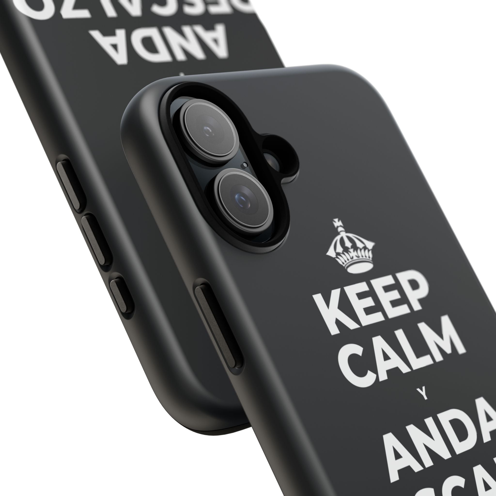 KEEP CALM Y ANDA DESCALZO EN EL PASTO Phone Case (Dark)