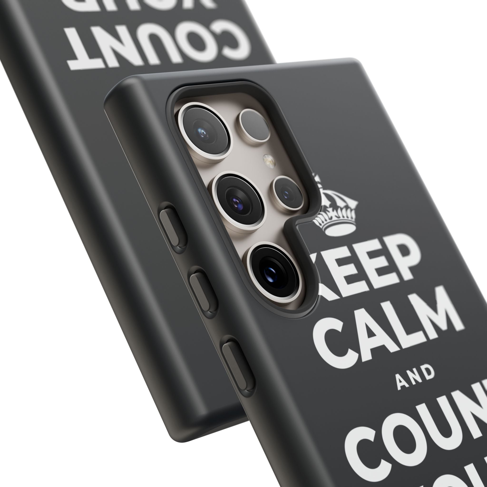 KEEP CALM AND COUNT YOUR SLOW BREATHS Phone Case (Dark)