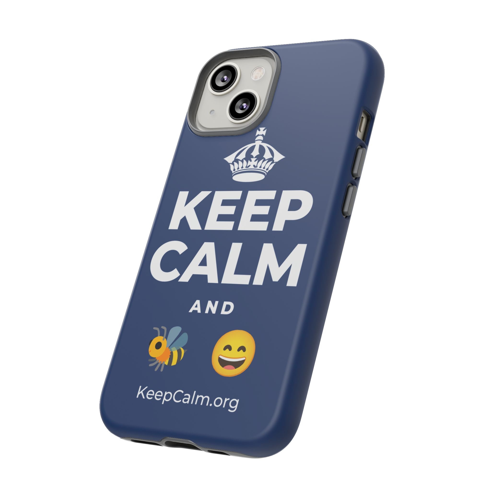 KEEP CALM AND 🐝 😄 Phone Case