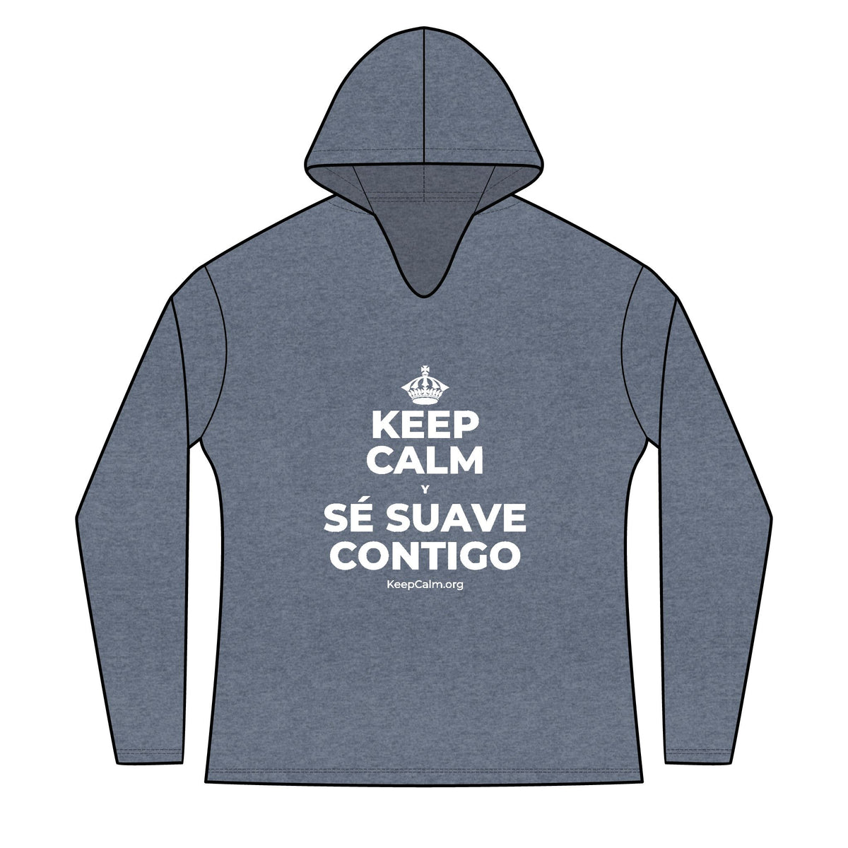 KEEP CALM Y SÉ SUAVE CONTIGO Women's Long Sleeve Hoodie