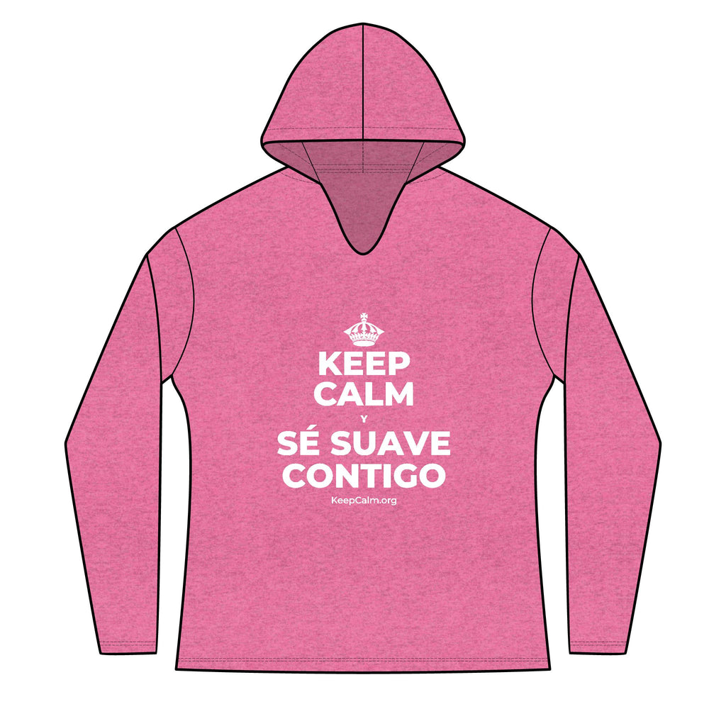 KEEP CALM Y SÉ SUAVE CONTIGO Women's Long Sleeve Hoodie
