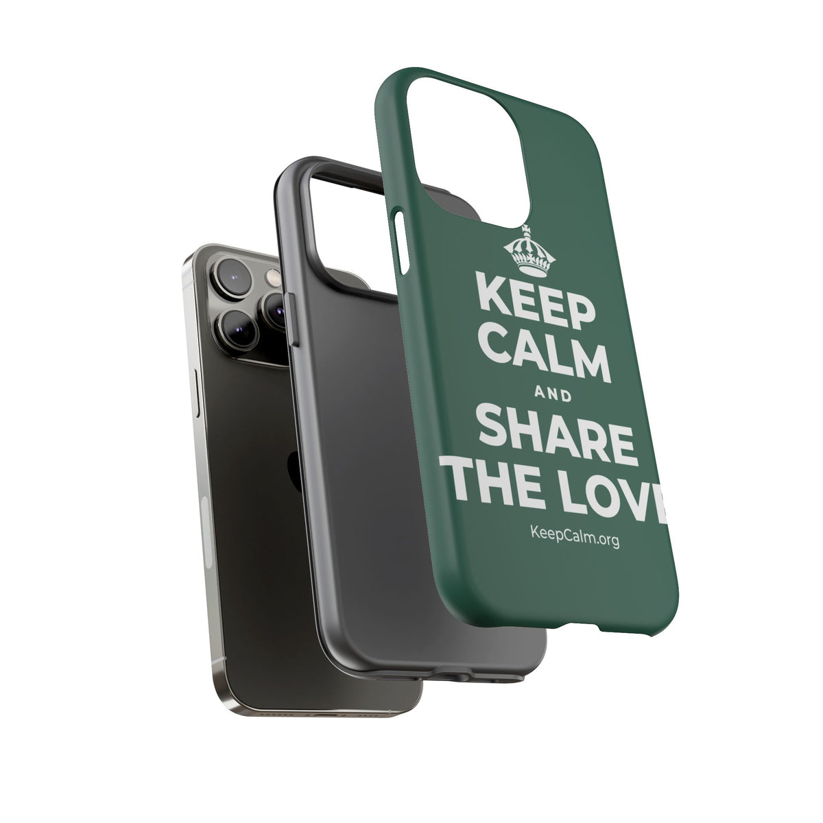 KEEP CALM AND SHARE THE LOVE Phone Case
