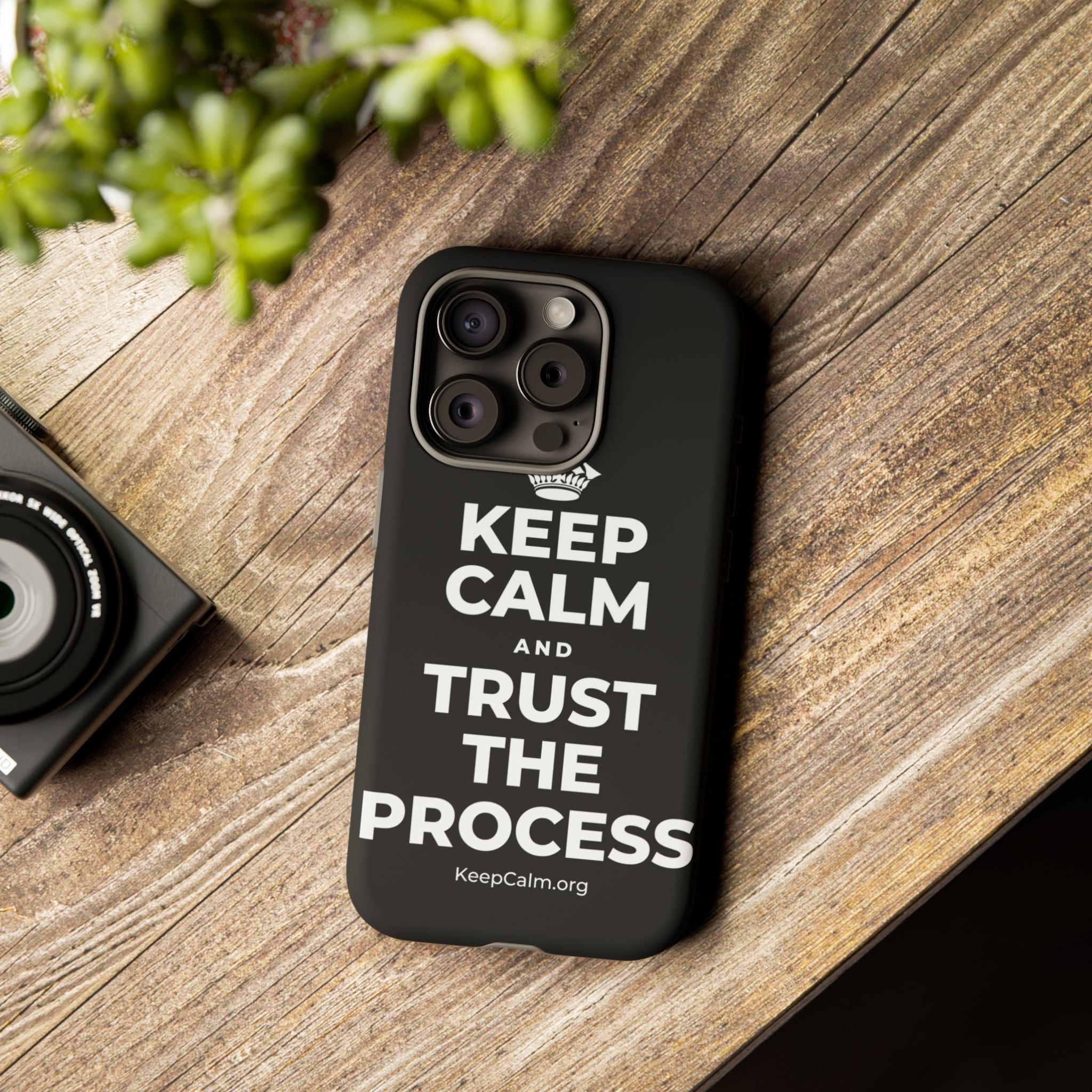 KEEP CALM AND TRUST THE PROCESS Phone Case