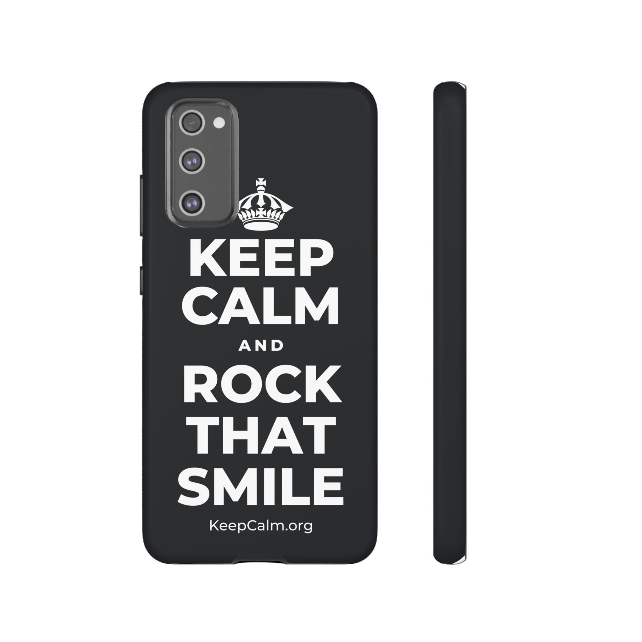 KEEP CALM AND ROCK THAT SMILE Phone Case (Dark)