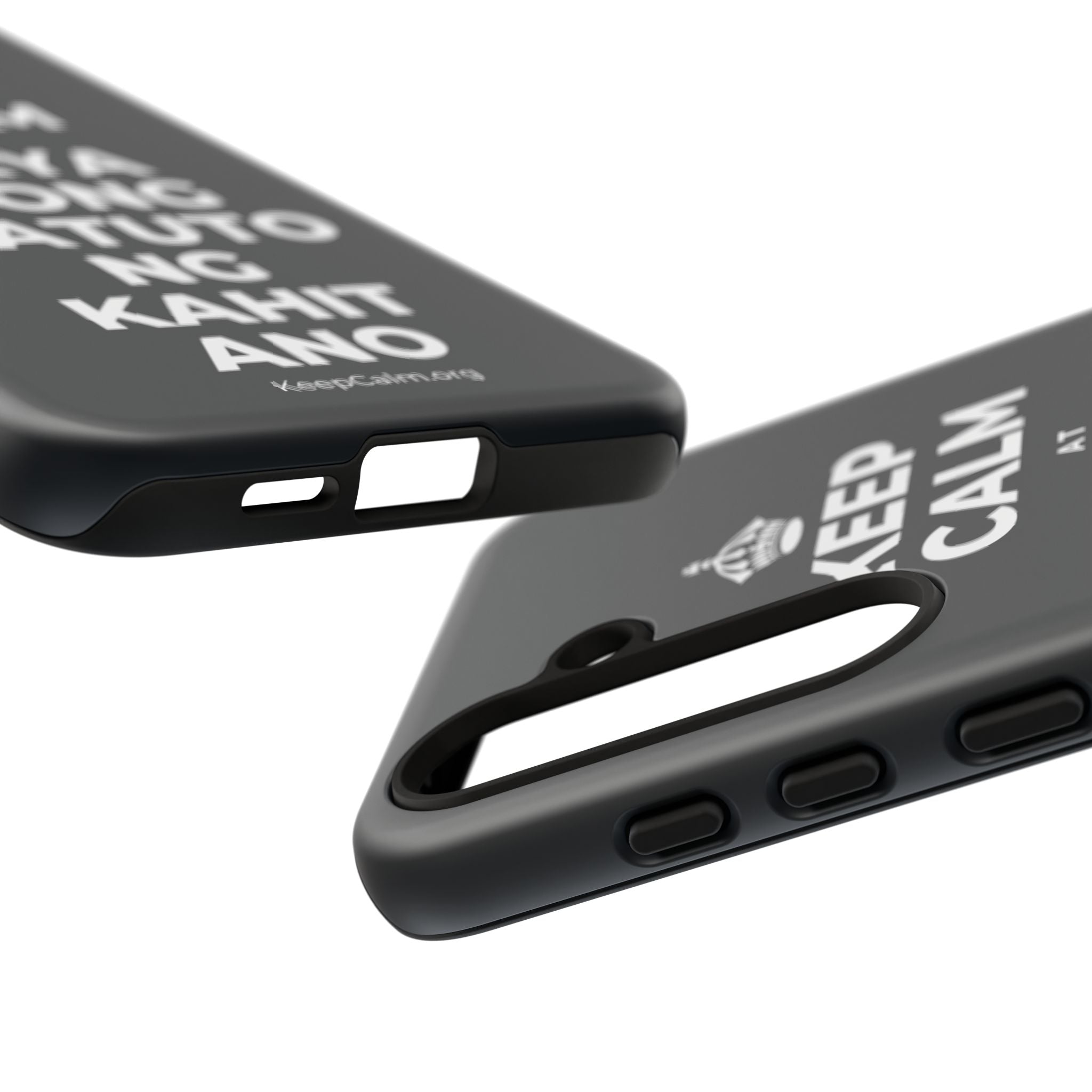 KEEP CALM AT KAYA MONG MATUTO NG KAHIT ANO Phone Case (Dark)