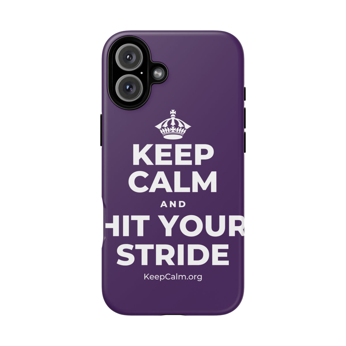 KEEP CALM AND HIT YOUR STRIDE Phone Case