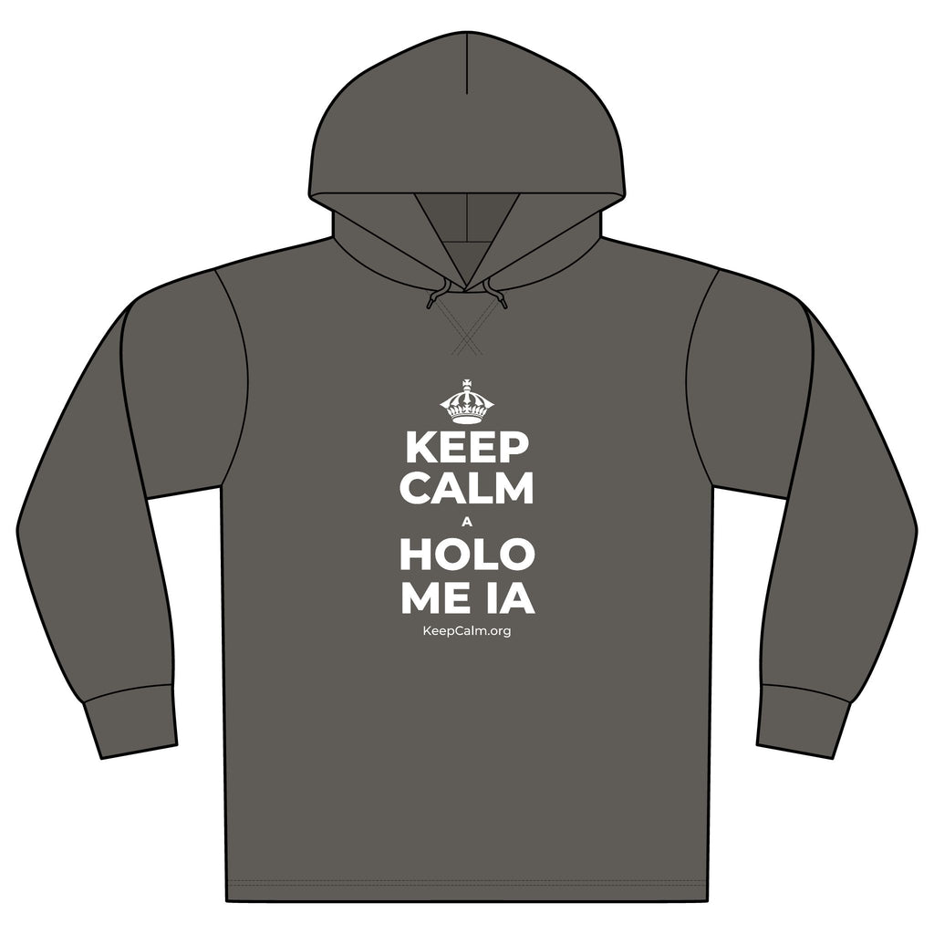 KEEP CALM A HOLO ME IA Organic Hoodie Tee