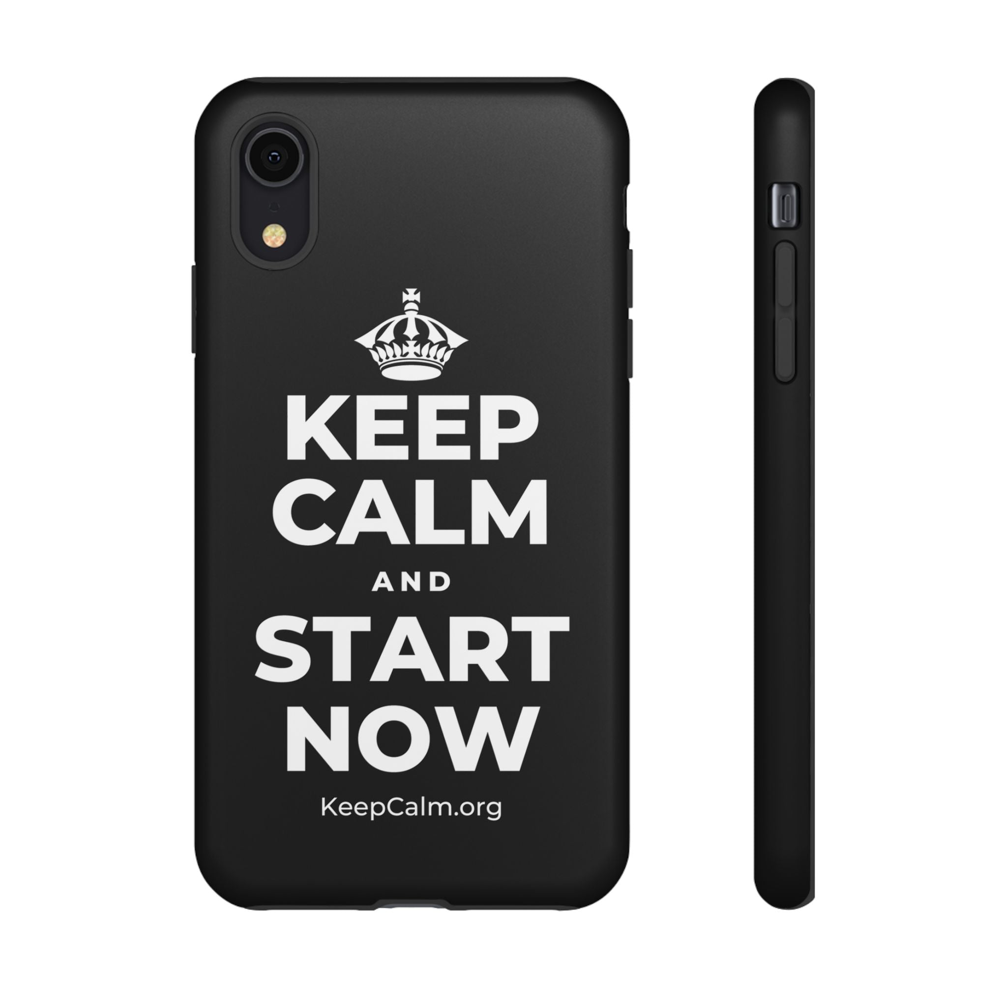 KEEP CALM AND START NOW Phone Case