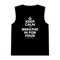 KEEP CALM AND BREATHE IN FOR FOUR Tank Top